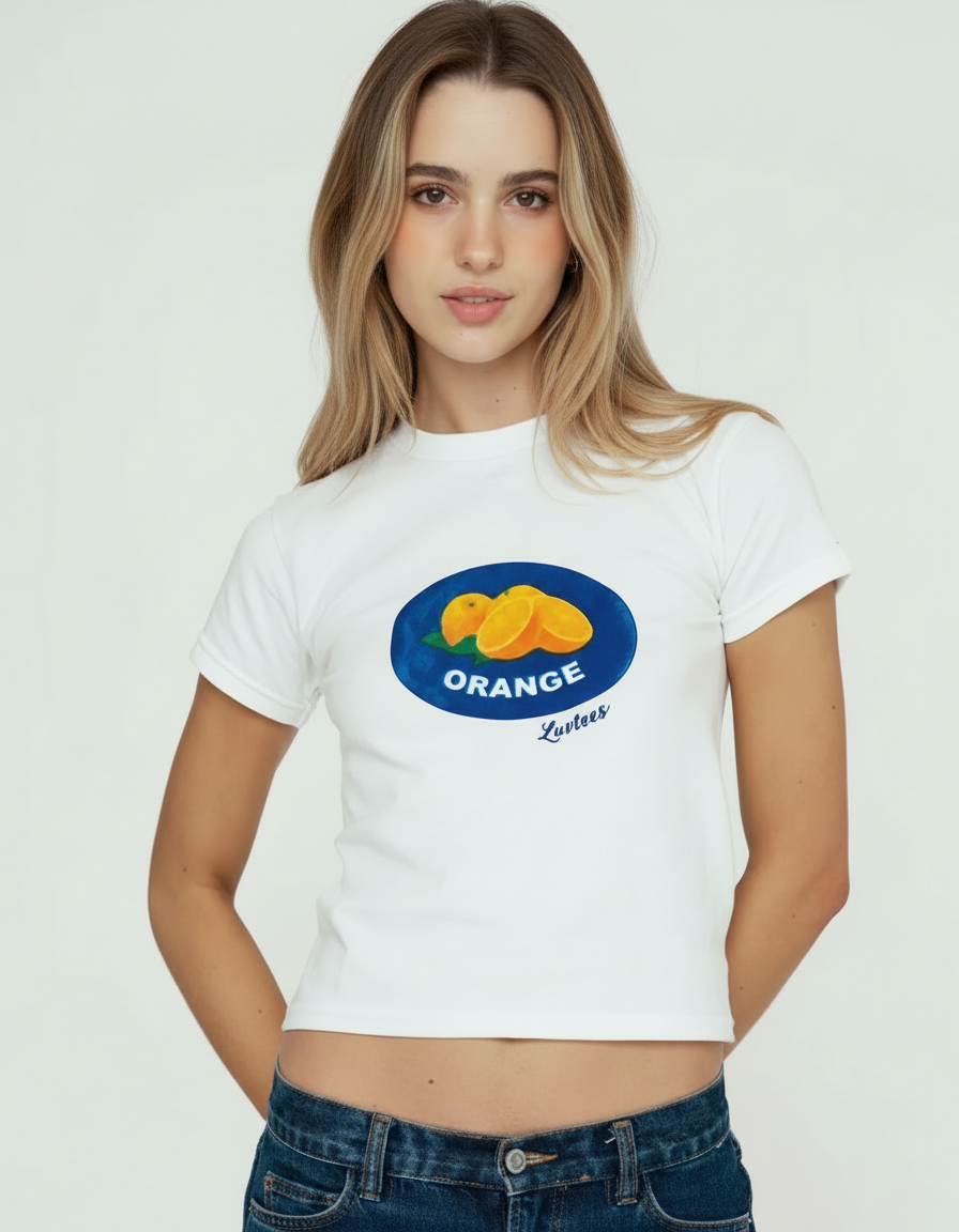 baby tee "citrus club"