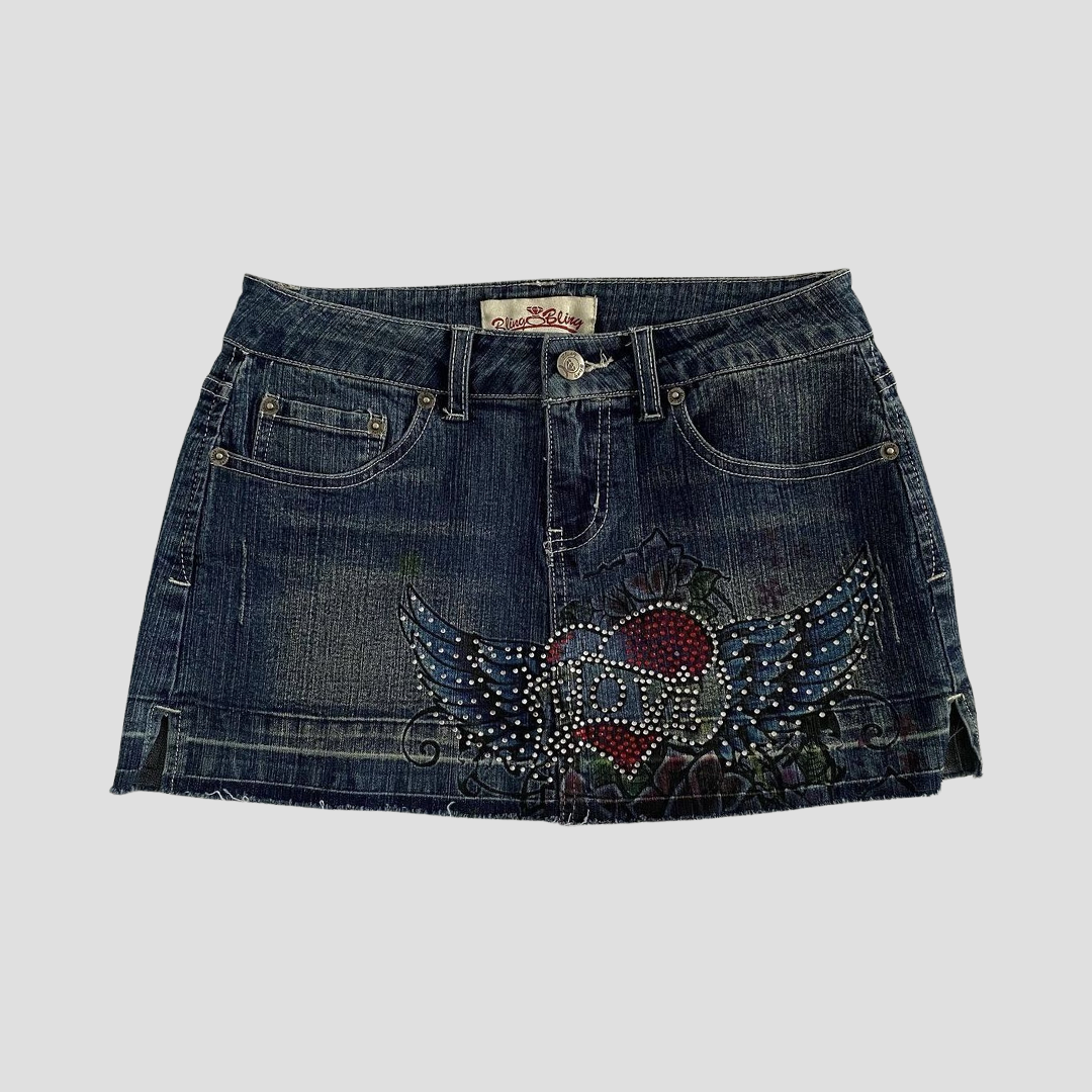 Luvtees love Jeansrock